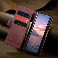 Gambar For Samsung Galaxy Fold 6 Case Flip Wallet PU Leather Samsung Fold 5 Fold4 Fold 3 Card Slot Style Mobile Phone Cases - Hitam, Fold 3 dari Pear' Case undefined 4 Tokopedia