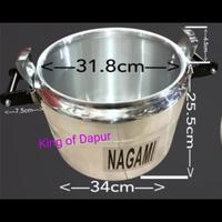 Gambar Panci PRESTO 25 liter NAGAMI GOOD QUALITY Tebal Pressure Cooker dari King of Dapur undefined 2 Tokopedia