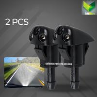 Gambar NOZZLE Air Wiper Kaca Mobil Windshield Washer Spray 2 PCS YY9863 Black dari SOLO MICRO undefined 1 Tokopedia