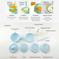 Gambar Borong Baby Food Maker Processor Alat Mpasi Bayi Grinding Bowl Saringan Penghalus Makanan Bayi - BFM 9in1- BIRU dari Qonitag Trendy undefined 1 Tokopedia