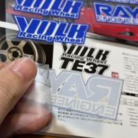 Gambar sticker Velg TE37 Rays - Biru dari lucky cat garage undefined 5 Tokopedia