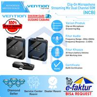 Gambar Vention Microphone Wireless Mic Clip-On Live Streaming Mike Dual Channel NCB Original dari Mall IT Medan undefined 1 Tokopedia