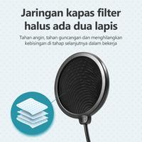 Gambar Bonuskan Olyps Microphone Condenser Live Karaoke Recording Equipment Poble Whth Tripod & Pop - US19-Black dari Marvel Trendy undefined 5 Tokopedia