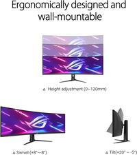 Gambar ASUS ROG STRIX XG49WCR Super Ultra-Wide Curved Gaming Monitor - 49 inch, Double QHD (5120 x 1440), 165Hz OC, VA dari Techno Computer Bali undefined 3 Tokopedia