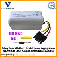 Gambar Batre / Baterai / Battery Xiaomi Mijia Mop 2 Lite -  14.8Vdc 3.400mAh - NON EVE CELLS dari SolaGracia Equipt undefined 1 Tokopedia