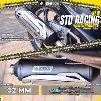 Gambar Knalpot Standar Racing Kenochi Type Performance Mio Beat Scoopy Mo J Mio M3 Genio Vario 110 - MIO M3/MIO 125, NON COVER dari JKT Racing Store undefined 2 Tokopedia