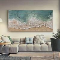 Gambar Lukisan lautan pantai kanvas dinding kamar tidur hotel koridor ruang tamu plus Bingkai frame dari Jelekong Painting Art undefined 1 Tokopedia