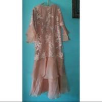 Gambar [Preloved] Gamis Brukat/ Dress dari dazzlop undefined 2 Tokopedia