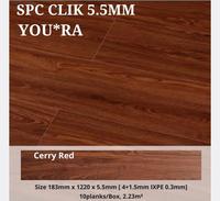 Gambar Lantai SPC 5,5mm YOURA @2,196 - cocoa brown dari Master Jaya Flooring undefined 2 Tokopedia