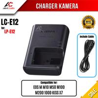 Gambar Charger CANON LC-E12 for Baterai LP-E12 EOS Kamera M 100D M2 M10 M50 M100 M200 Casan Cas Adapter Mirrorless dari abrarcamera undefined 1 Tokopedia