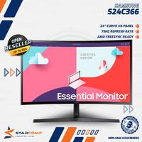 Gambar SAMSUNG S24C366 LED Monitor 24" Curved 75hz FHD VA dari Starcomp Origin undefined 1 Tokopedia