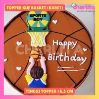 Gambar Topper Kue Ulang Tahun Slam Dunk Basket Bola Keranjang Basketball dari Cherlita undefined 2 Tokopedia