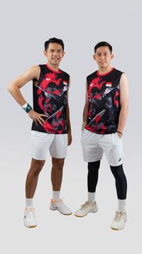 Gambar NEW ARRIVAL PLAYER SERIES 2024 Indonesia Open Celana Yonex 2844 Men's Badminton Shorts - BLUE CORAL, XXL dari Victor Sport Indonesia undefined 1 Tokopedia