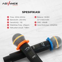 Gambar Advance Microphone Double Wireless MIC-205 dari Advance Digitals Store1 undefined 3 Tokopedia