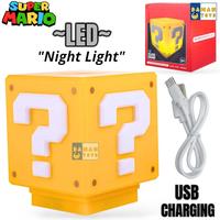 Gambar Super Mario Led Question Mark Lampu Sentuh Tanda Tanya Night Light Usb - Led Tanda Tanya dari igc official undefined 1 Tokopedia