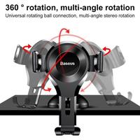 Gambar BASEUS CAR HOLDER OSCULUM TYPE GRAVITY MOBILE PHONE MOUNT MOBIL NANDAALADYRA841 - Hitam Merah dari Stand Holder Mobil undefined 1 Tokopedia