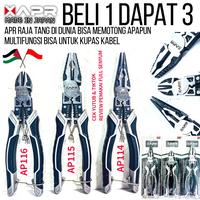 Gambar APR RAJA TANG KOMBINASI LANCIP POTONG KUPAS KABEL AP114 AP115 AP116 multifungsi - AP114 dari APR HUJIA JLD JATIM undefined 1 Tokopedia