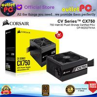 Gambar CORSAIR PSU CV750 750Watt 80+ Bronze Power Supply CV 750 CV-750 750W dari outletPC.id undefined 1 Tokopedia