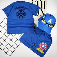 Gambar IDC Baju setelan anak laki laki karakter Kapten america Terbaru Trendy Keren Bisa tambah topi dan topeng - KPTN BLANG SAJA, TOPI SAJA dari Idea Collection undefined 4 Tokopedia