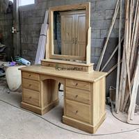 Gambar Meja Rias Minimalis Jati Jepara 7 Laci Finishing Natural Warna Kayu dari Catra Mebel undefined 1 Tokopedia