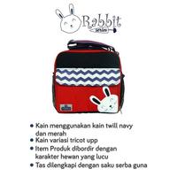 Gambar New Product Baby Cute Diaper Bag Tas Bayi Kecil / Medium / Besar (+Tbsd) Saku Depan - Rabbit, Medium/ Merah dari Lina Hassan Trend undefined 2 Tokopedia