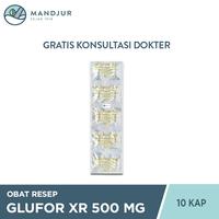 Gambar Glufor XR 500 mg 10 Kaplet dari Apotekmandjurofficial undefined 2 Tokopedia