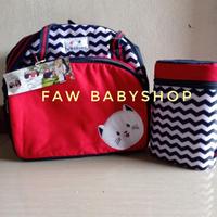 Gambar New Product Baby Cute Diaper Bag Tas Bayi Kecil / Medium / Besar (+Tbsd) Saku Depan - Rabbit, Medium/ Merah dari Lina Hassan Trend undefined 3 Tokopedia