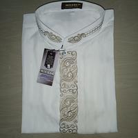 Gambar Baju Koko Pria Terbaru Putih Tulang Broken Off White Lengan Panjang Bordir Termurah (BONUS DUS) - Putih Tulang, M dari Sumber Rejeki Jeans undefined 2 Tokopedia