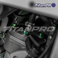 Gambar BAUT TITANIUM GR5 PAKET MUR BLOK HEAD NINJA R RR - MUR LUBANG dari Titanpro Indonesia undefined 2 Tokopedia