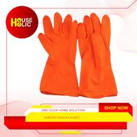Gambar Sarung Tangan Karet Cuci Piring Baju / Flock Lining House / Latex dari Householic undefined 1 Tokopedia