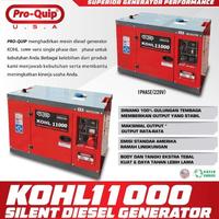 Gambar Genset Silent PROQUIP KOHL11000 7500Watt/ Power Generator Diesel Solar 7.5Kw PRO QUIP KOHL 11000 1 Phase dari celanadalama undefined 1 Tokopedia