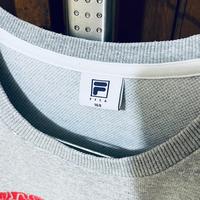Gambar crewneck fila original warna abu,sweater sherpa salur full zipper hoodie size L,adidas climalite full zip size M Wanita Unisex Navy Fit - fila dari lusiana trhift undefined 5 Tokopedia