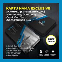 Gambar Cetak Kartu Nama 2 SISI & Laminating Doff Rounded Corner (FREE-DESIGN) - Art Carton 310, 2 sisi dari Hershop Online undefined 1 Tokopedia