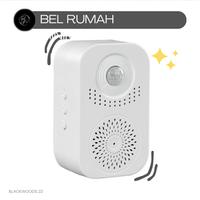 Gambar Door Bell Bel Pintu Rumah Sensor Motion Gerak Otomatis Bunyi Hello Welcome Dapat Rekam Suara Multi Nada dari blackwoods undefined 1 Tokopedia