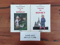 Gambar Komik Cergam Album Film Serial Kisah Petualangan Tintin di Kongo Soviet Hardcover, Spesial Detektif, Panduan Lengkap, Penerbangan 714 Cetakan Pertama, Kongo Glossy Edisi Khusus, Jeruk Biru, Jambul Emas dan di Danau Hiu - Jeruk Biru dari Komik Onyet New undefined 2 Tokopedia