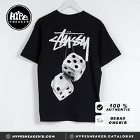 Gambar Kaos STUSSY DICE WHITE BLACK Tshirt 100% ORIGINAL - M dari HYPESNEAKER.IDN undefined 2 Tokopedia