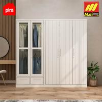 Gambar PIRA - SAXON 5P FGD MWD Lemari Pakaian Besi 5 Pintu dengan Laci dan LED dari Maxi Store Makassar undefined 1 Tokopedia