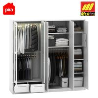 Gambar PIRA - SAXON 5P FGD MWD Lemari Pakaian Besi 5 Pintu dengan Laci dan LED dari Maxi Store Makassar undefined 5 Tokopedia