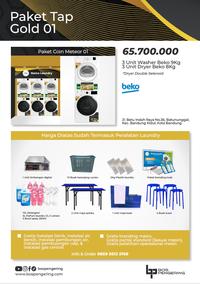 Gambar Paket Usaha Laundry Tap Kartu Paket Laundry Tap Card Gold - Gold 01 dari Bos Pengering Tasik undefined 2 Tokopedia