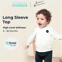Gambar Nero Bianco Tencel Long Sleeve Top - Baju Bayi Lucu | Nyaman - White Stripe, 6-9 Bulan dari ladusingolshop undefined 1 Tokopedia