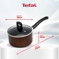 Gambar Tefal Day by Day Saucepan 18cm+ lid - Panci Wajan Penggorengan - + Frypan 20cm dari Tefal Indonesia Official undefined 3 Tokopedia