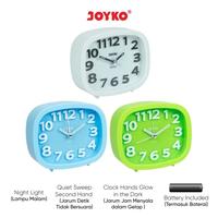 Gambar Jam Beker Alarm Clock / Joyko ALCL-600 - Weker Dering & Lampu Malam - Biru dari gudang.kantor undefined 1 Tokopedia