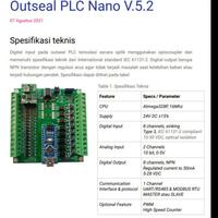 Gambar PLC Nano V.5 Board Support Outseal Studio - Full Nano dari Tekno Kreasi Elektronik undefined 3 Tokopedia