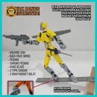 Gambar [Promo] - Dummy 13 Titan 13 - Action Fure 3D Printing / Manekin 3D Poseable Articulated Fure Bestseller - Kuning dari Toko Agung Jayah undefined 1 Tokopedia