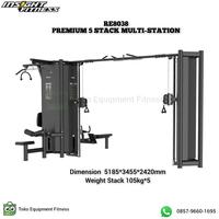 Gambar INSIGHT FITNESS 5 STACK MULTI STATION  RE8038/COMERCIAL EQUIPMENT/GYM - Pembayaran Ke 2 dari Toko Equipment Fitness.Jkt undefined 1 Tokopedia