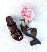 Gambar fladeo sandal wanita high heel terbaru 2024 model wanita china - Cokelat, 39 dari ELZAHY COLLECTION undefined 4 Tokopedia