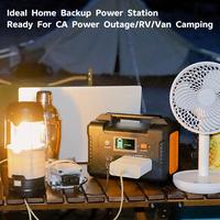 Gambar 220V 200W Power Station 40800 mAh Portable Solar Generator Silent Genset with AC outlet for Camping Emergency Power dari golekshop undefined 4 Tokopedia