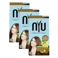 Gambar NYU Creme Hair Color Box / Nyu Semir Pewarna Rambut - Choppery Brown dari ayu nemen10 undefined 2 Tokopedia