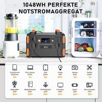 Gambar 1000W 1048 Wh | Solar Genset Power Generator Portable Power Station 1000 Watt Solar Emergency Power Supply LiFePO4 Battery - power station dari golekshop undefined 3 Tokopedia