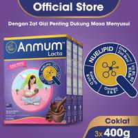Gambar New Anmum Lacta Susu Bubuk Cokelat 3 x 400g - Susu Ibu Menyusui dari ikalisyajuina undefined 1 Tokopedia